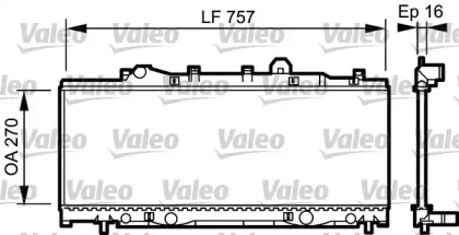 Теплообменник (VALEO: 731975)