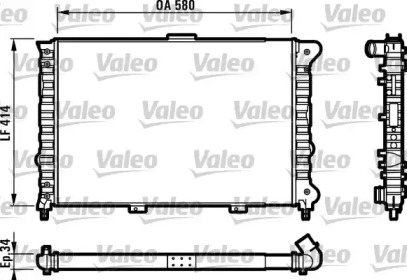 Теплообменник (VALEO: 732012)