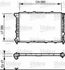 Теплообменник (VALEO: 732013)