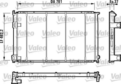 Теплообменник (VALEO: 732049)