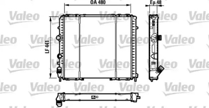 Теплообменник (VALEO: 732072)