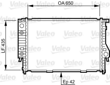 Теплообменник (VALEO: 732099)