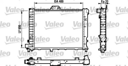 Теплообменник (VALEO: 732108)