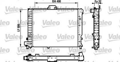 Теплообменник (VALEO: 732110)