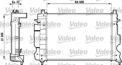 Теплообменник (VALEO: 732120)