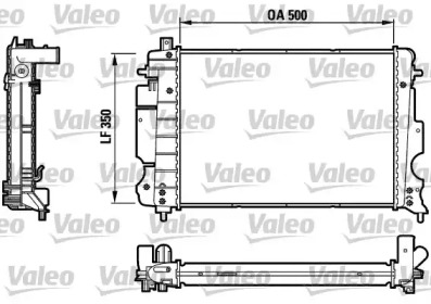 Теплообменник (VALEO: 732121)