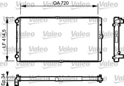 Теплообменник (VALEO: 732177)