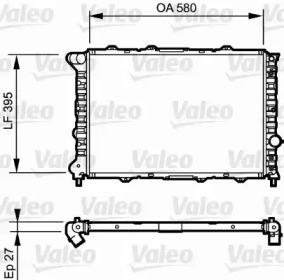 Теплообменник (VALEO: 732248)