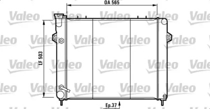 Теплообменник (VALEO: 732250)