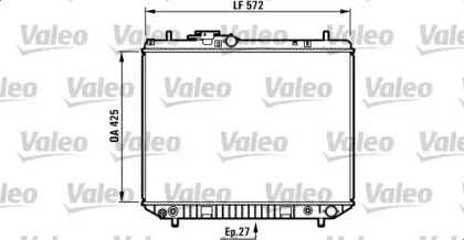 Теплообменник (VALEO: 732302)