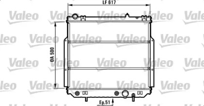 Теплообменник (VALEO: 732311)