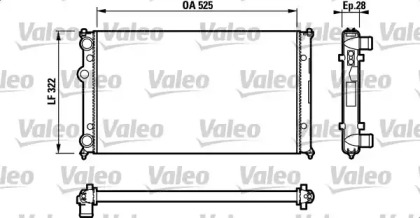 Теплообменник (VALEO: 732317)