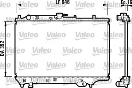 Теплообменник (VALEO: 732325)