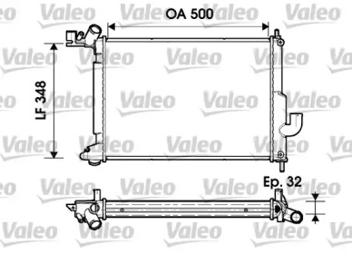 Теплообменник (VALEO: 732349)