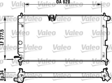 Теплообменник (VALEO: 732350)