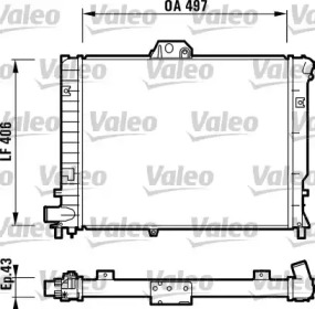 Теплообменник (VALEO: 732351)