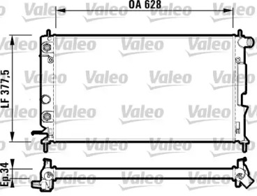 Теплообменник (VALEO: 732360)