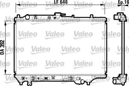 Теплообменник (VALEO: 732362)