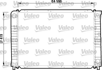 Теплообменник (VALEO: 732366)