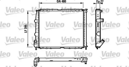 Теплообменник (VALEO: 732387)