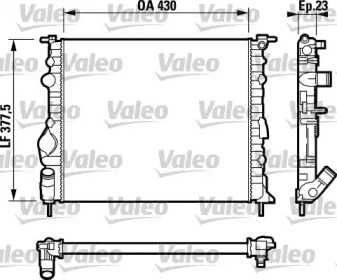 Теплообменник (VALEO: 732389)