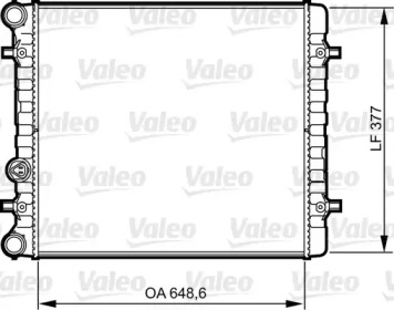 Теплообменник (VALEO: 732396)