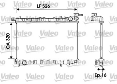 Теплообменник (VALEO: 732405)