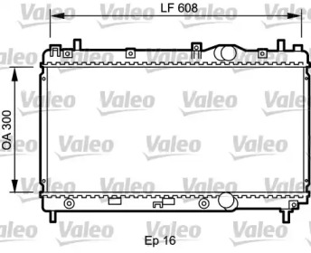 Теплообменник (VALEO: 732426)