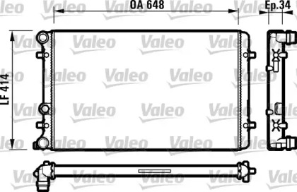 Теплообменник (VALEO: 732427)