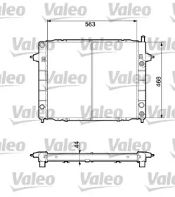 Теплообменник (VALEO: 732432)