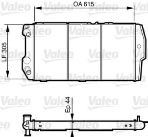 Теплообменник (VALEO: 732440)