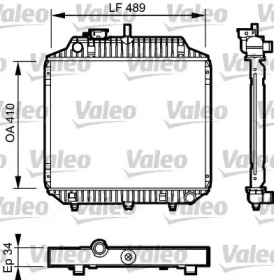 Теплообменник (VALEO: 732442)