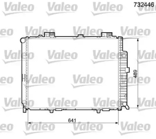 Теплообменник (VALEO: 732446)