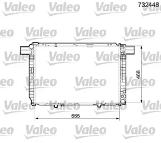 Теплообменник (VALEO: 732448)