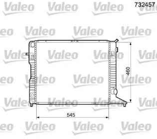 Теплообменник (VALEO: 732457)