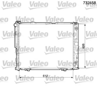 Теплообменник (VALEO: 732458)