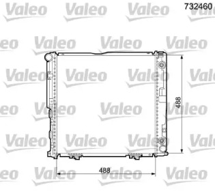 Теплообменник (VALEO: 732460)