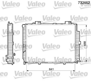 Теплообменник (VALEO: 732462)