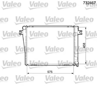 Теплообменник (VALEO: 732467)