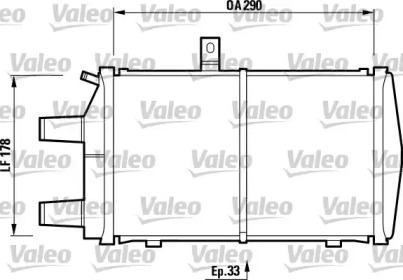 Теплообменник (VALEO: 732473)