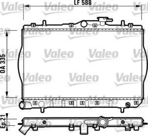 Теплообменник (VALEO: 732488)