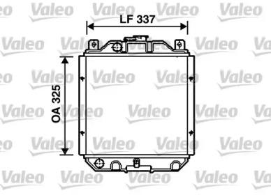 Теплообменник (VALEO: 732489)