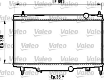 Теплообменник (VALEO: 732492)