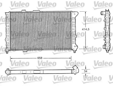 Теплообменник (VALEO: 732505)