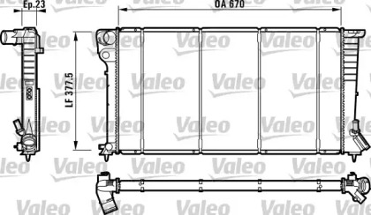 Теплообменник (VALEO: 732517)