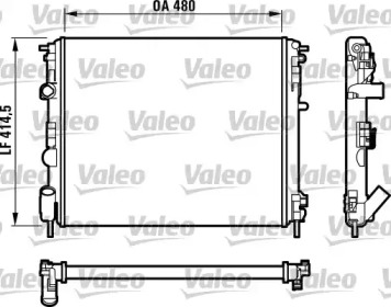 Теплообменник (VALEO: 732523)