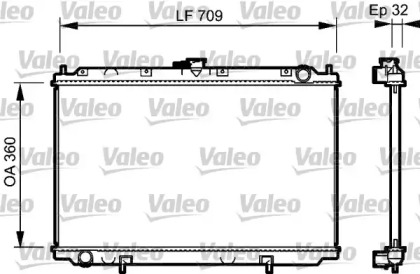 Теплообменник (VALEO: 732529)