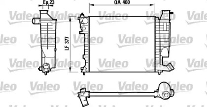 Теплообменник (VALEO: 732534)