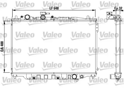 Теплообменник (VALEO: 732538)