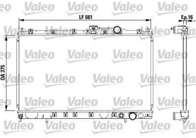 Теплообменник (VALEO: 732539)